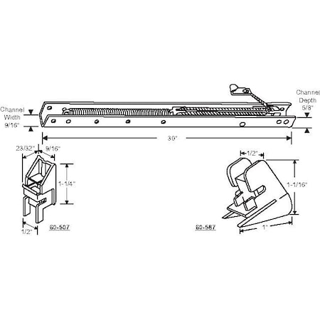 Strybuc 30in Channel Balance 60-293-15